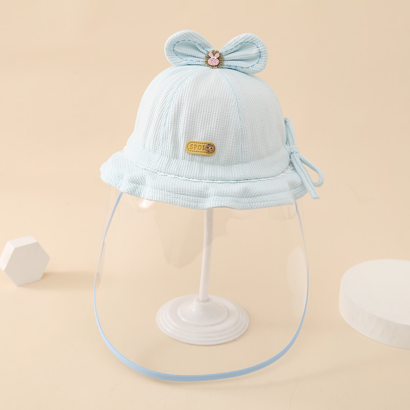 Picture of Newborn Baby Protective Face Cover Going Out Baby Anti-Droplet Hat Summer Sun Protection Hat Spring and Autumn