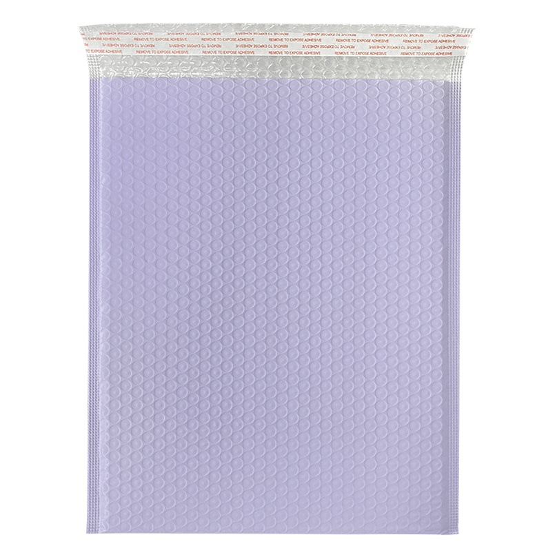 Purple Express Bag Thickened Waterproof Packaging Bag E-commerce Logistics Bag Mobile Phone Shell Card Packing Bubble Bag in stock