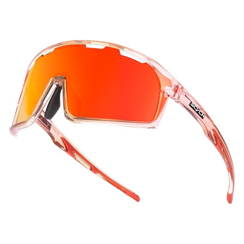 SCVCN Cycling Glasses Windproof Eye Protection Polarized Sunglasses Mountain Bike Fishing Leisure Sports Running Men