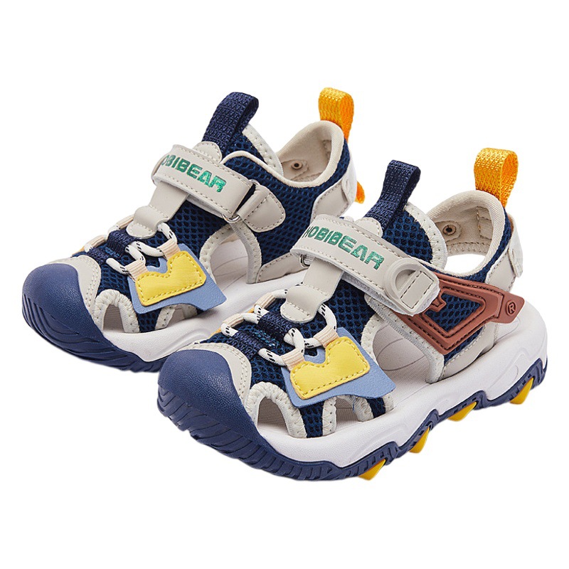 Habi Bear Children's Shoes Summer New Boys and Girls Baotou Sandals Children's Lightweight Casual Beach Shoes in stock Hair