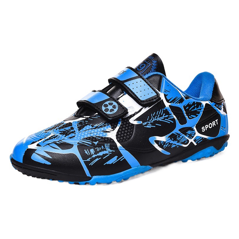 Football shoes children's broken nail long nail outdoor primary and secondary school students Velcro student sneaker training competition ball shoes