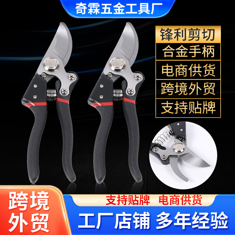 Cross-Border Pruning Shears, Garden Tools, Fruit Branch Shears, Garden Greening Pruning, Gardening Labor-Saving Plant Thick Branch Shears