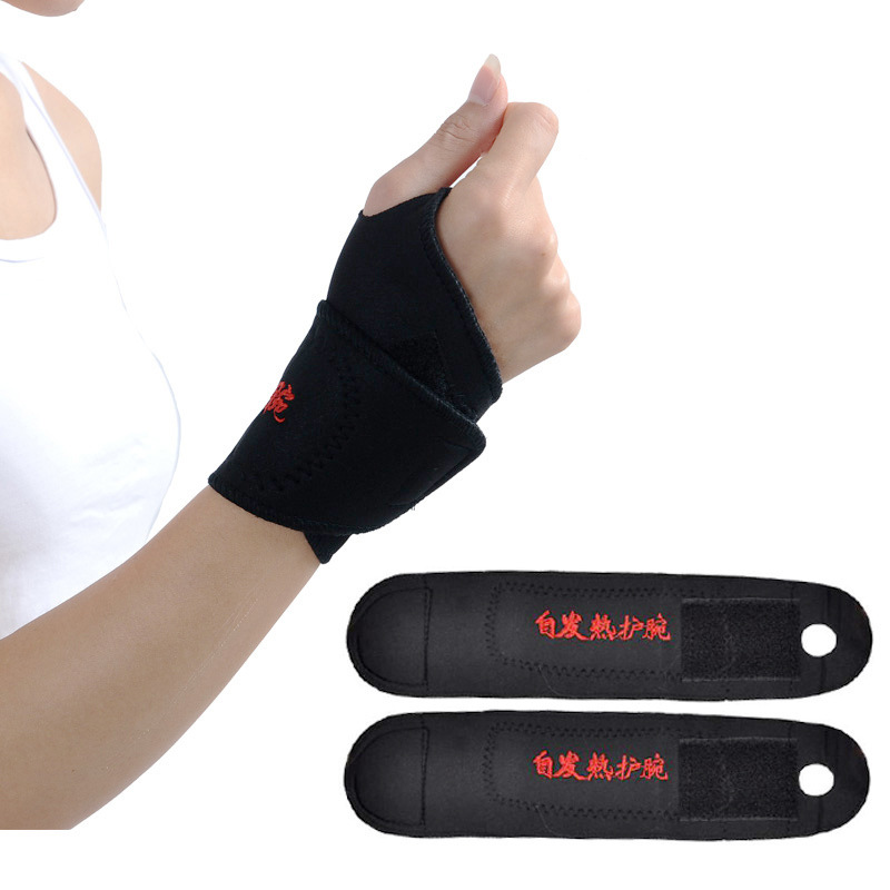 Cross-border in stock Warm Basketball Wrist Bracer Sports Warm Wrist Bracer Fixed Tomalin Self-heating Wrist Bracer