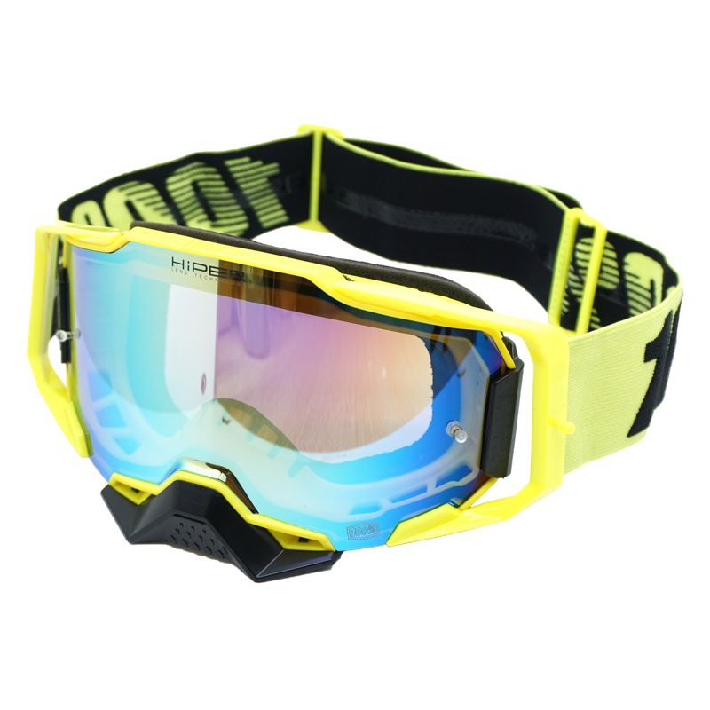 New 100% Motorcycle Goggles Hd Windproof and Explosion-Proof Quick-Release Lens Cycling Sports Off-Road Goggles
