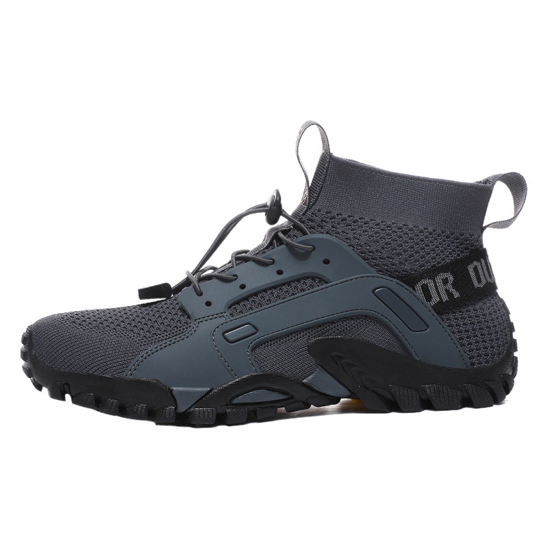 Outdoor Mountaineering River Tracing Shoes Men's Non-Slip Fishing Shoes Luya Wading Shoes Anti-Cut Hiking Fitness Shoes Amphibious Shoes