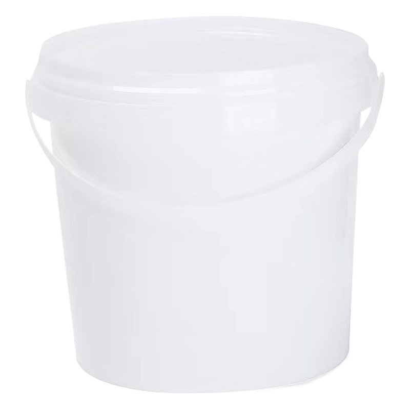 Portable fruit milk tea packaging bucket high temperature resistant thickened sealed plastic round bucket commercial transparent pp with lid wholesale