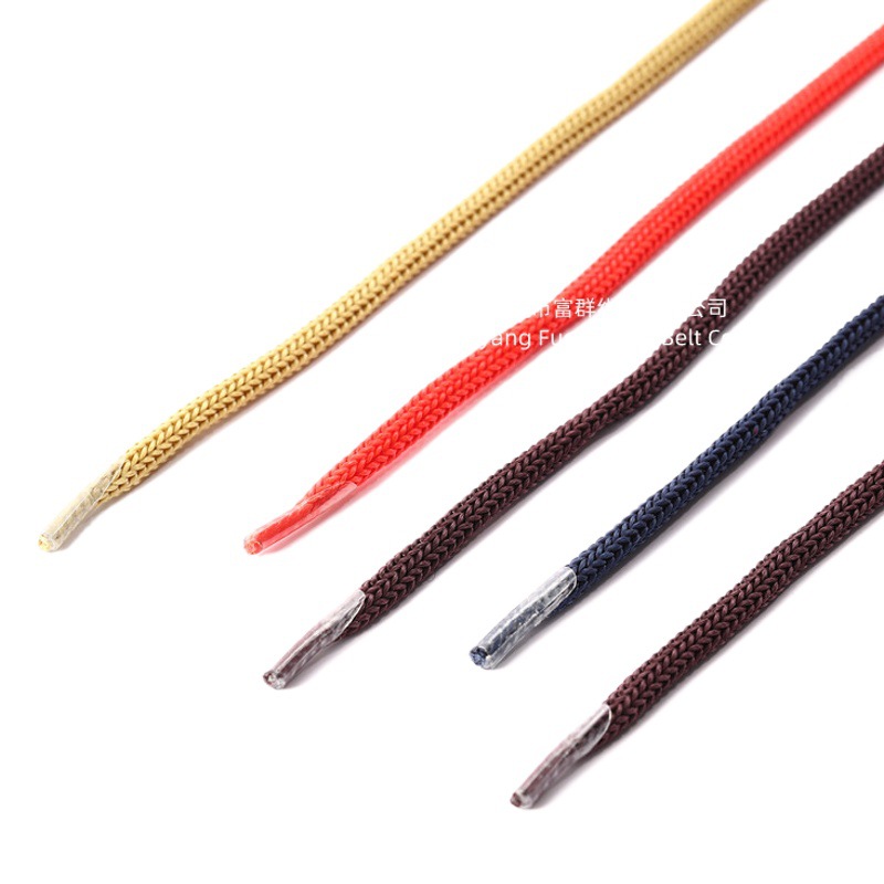 Picture of Factory spot PP portable rope hook gift box bag rope flat raincoat drawstring polypropylene colored straw hat rope
