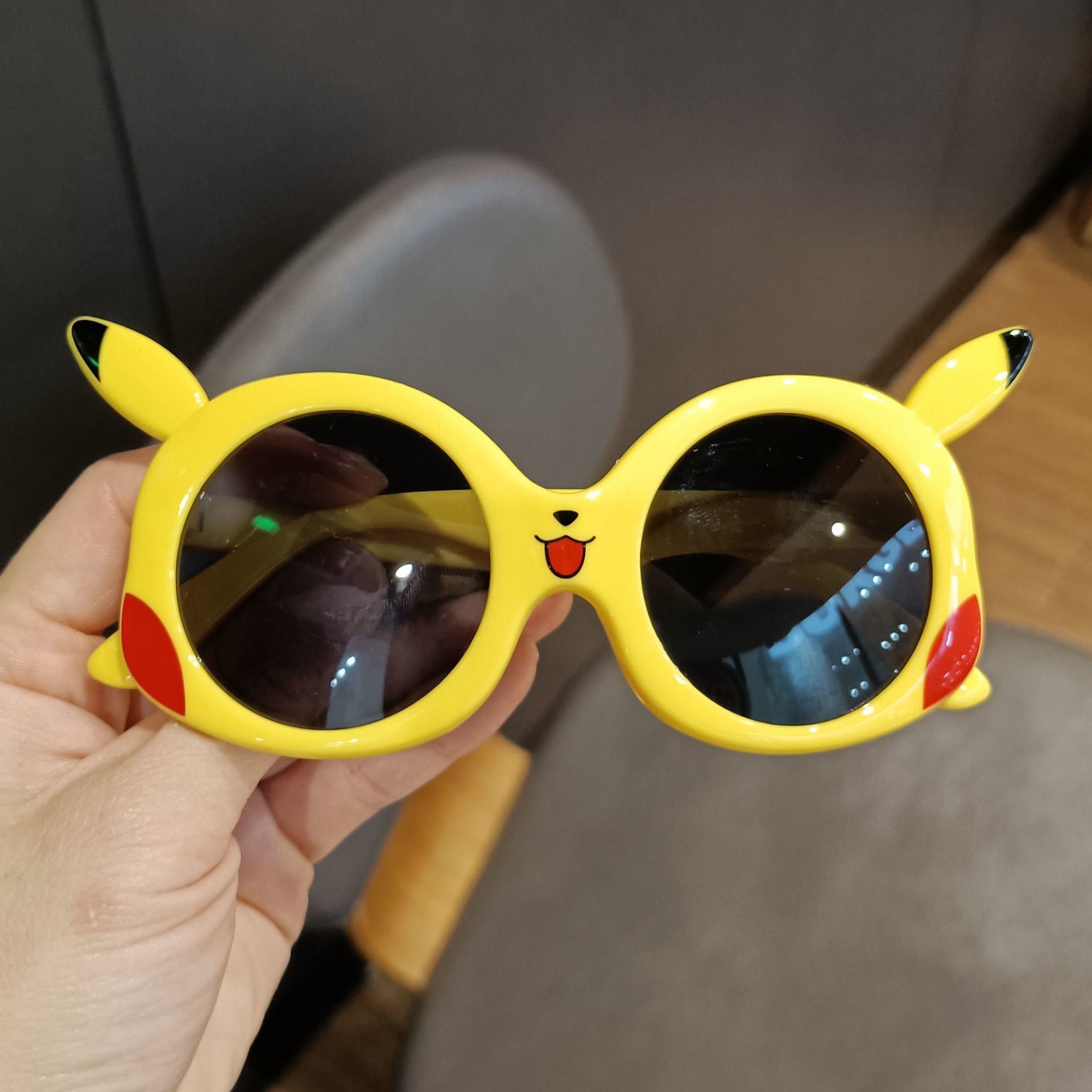 Picture of Children's Sunglasses Polarized Baby Silicone Glasses Pikachu Trendy Boys and Girls Sunglasses Uv Protection Pikachu
