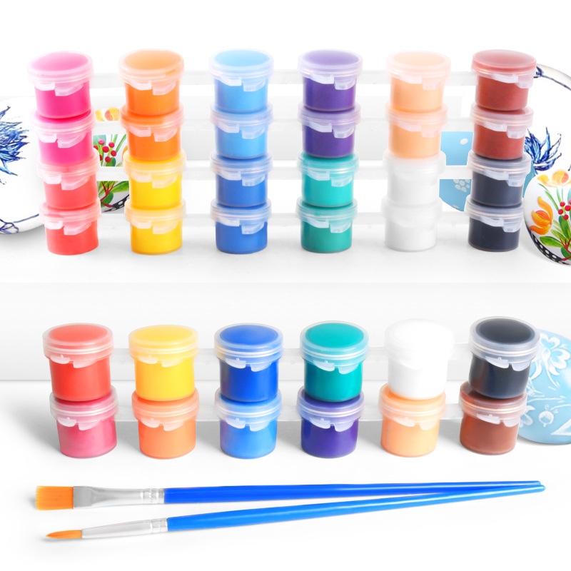 3ml 12-Color Acrylic Paint Strips Plaster Kite Conjoined Pigment Kidsren's DIY Painting Graffiti Acrylic Paint Set