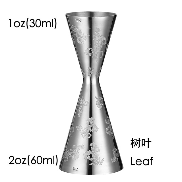 Picture of Indian-style wine measuring device Full Cup bartending double-headed measuring cup 30/60 bartender special oz cup Jigger