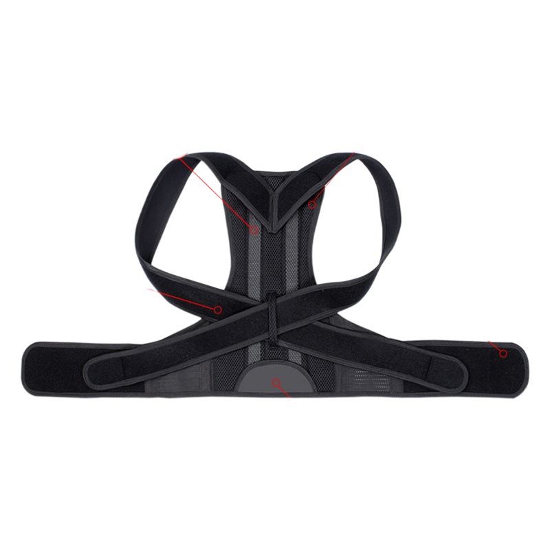 Corrective Belt, Sitting Posture Corrector, Steel Bone Support, Back Fixation Posture Correction Belt, Shoulder and Abdominal Control Corrector, Spot Factory
