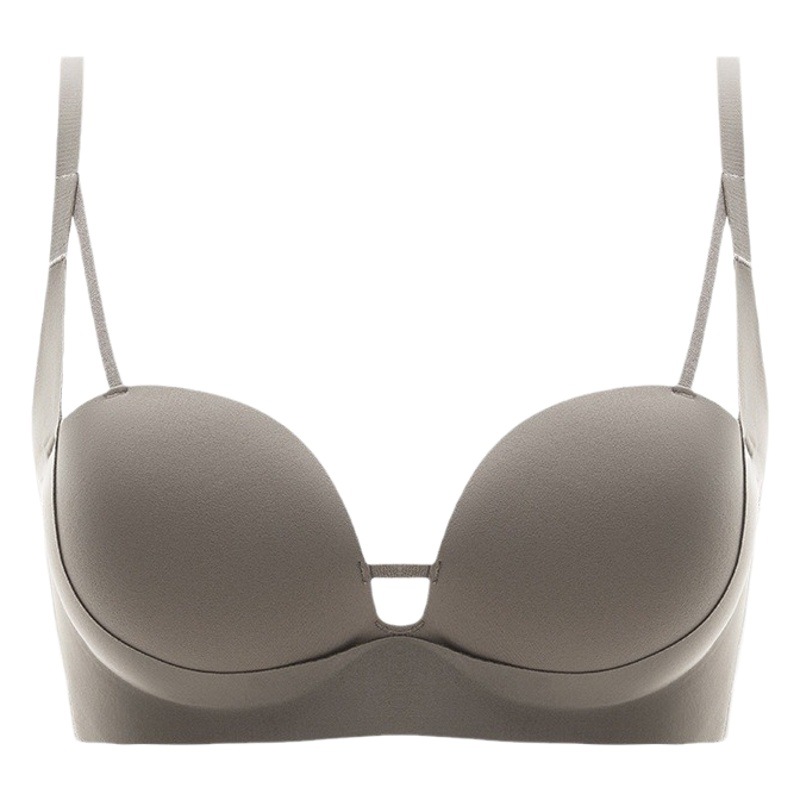 Cross-border seamless underwear women's small chest pull-up push-up large commuter breathable breast adjustment anti-sagging bra
