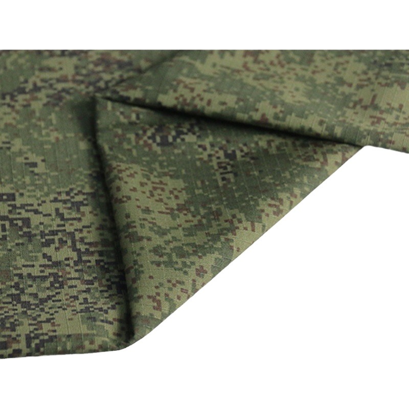 Emr Russian Little Green Man Camouflage Polyester Cotton 65/35 Plaid Fabric Wear-Resistant Tear-Resistant Tactical Outdoor Workwear