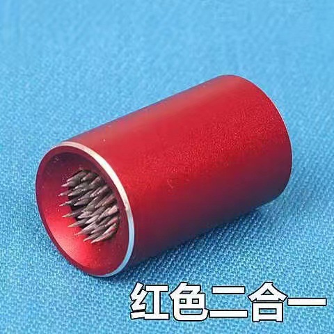 Picture of Billiards acupuncture supplies accessories 2-in-1 billiard Rod leather head thorn needle leather head repair tool needle powder needle gun head