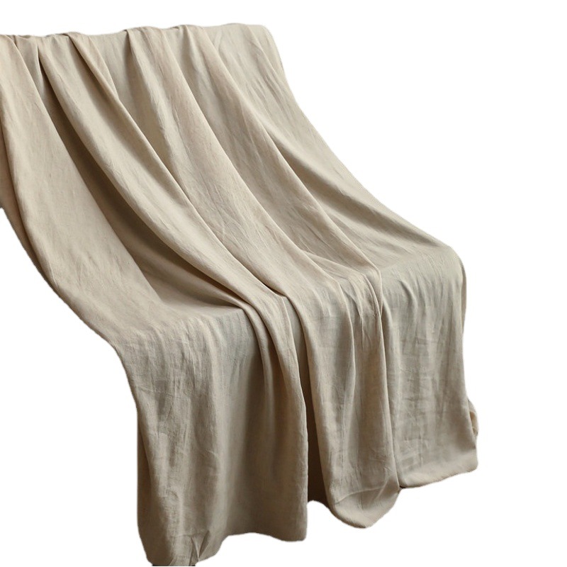 Washed Tianzhu Linen Fabric 30% Linen 70% Bamboo Fiber Blended Fabric Tianzhu Linen Fabric Tianzhu Fiber