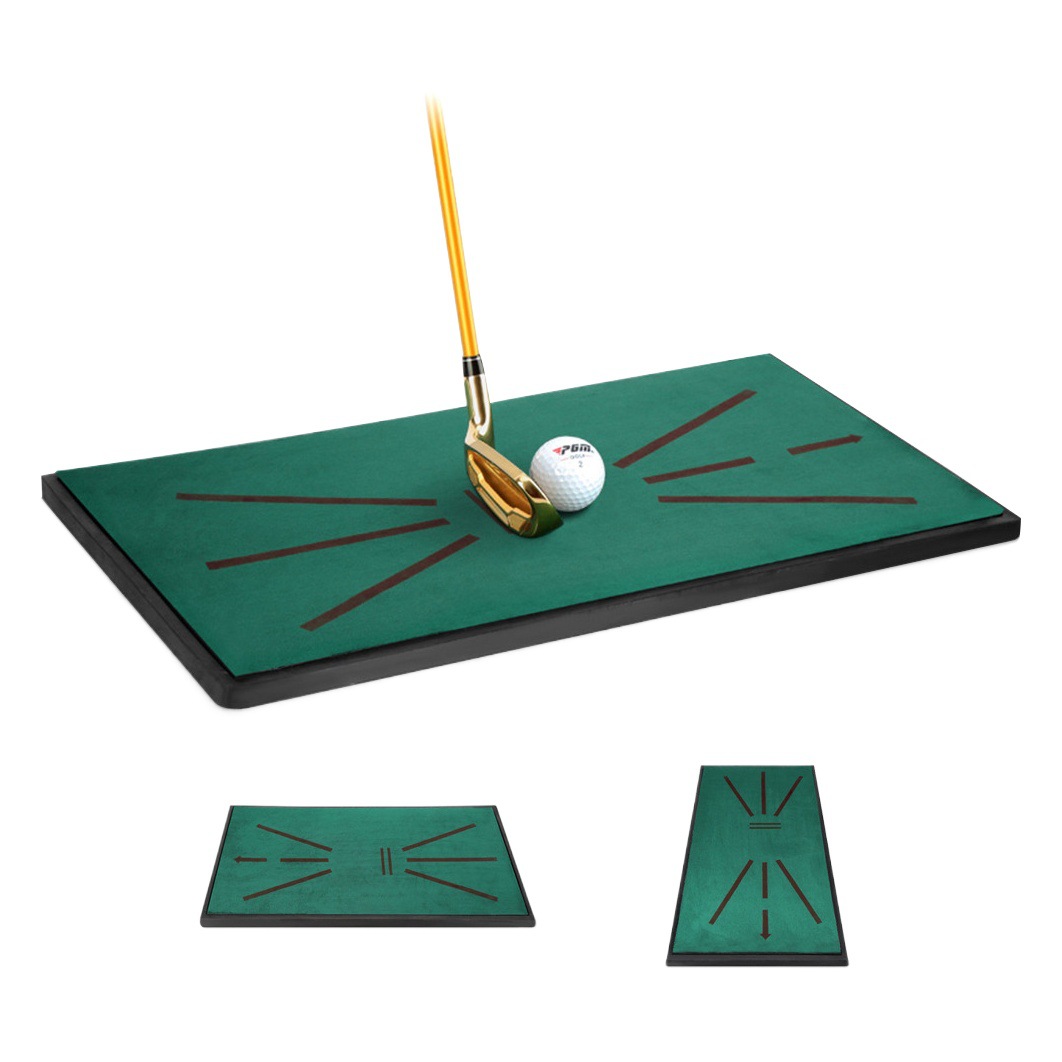 Pgm Golf Hitting Mat Display Hitting Track Velvet Practice Mat Swing Practice Mat Factory Direct Supply
