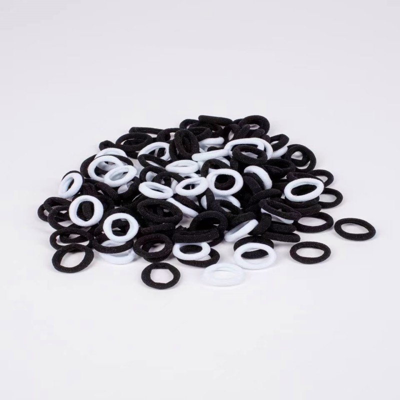 Picture of South Korea small size hair band baby towel ring does not hurt hair rubber band Girl's colorful cute hair tie children's hair accessories