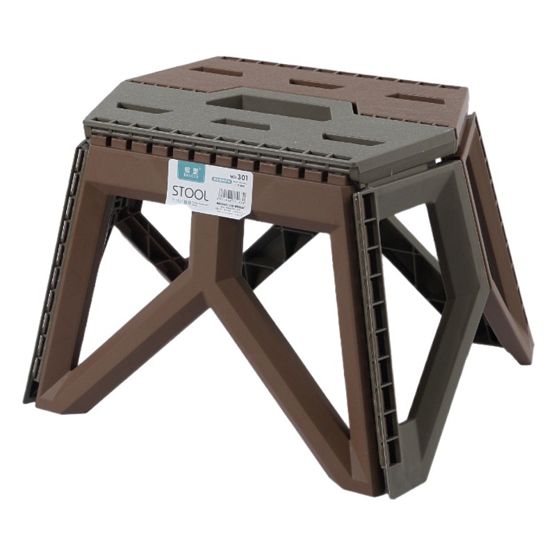 Plastic Folding Stool Mazar Outdoor Portable Camping Portable Plastic Stool Small Low Chair Shoe Changing Stool Student Fishing Stool