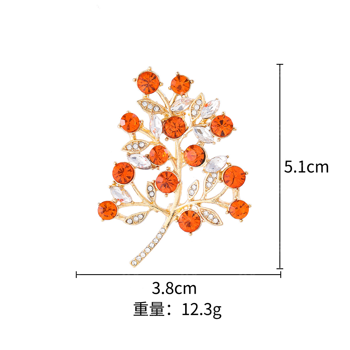 Picture of New High-grade Lucky Tree Brooch Ins High-end Clothing Accessories Diy Corsage All-match Exquisite Anti-walking Pin