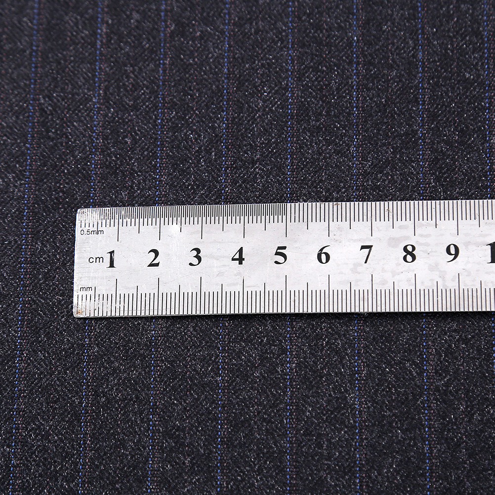 Picture of Premium Suit Fabric Tr Striped Uniform Fabric Tr Fabric High-Grade Gray Blended Pants Suit Fabric 6136