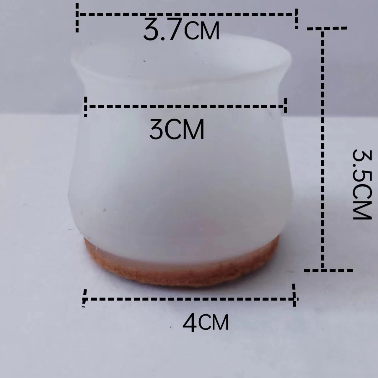 Picture of Silicone felt table and chair stool thickened non-falling non-slip mute furniture high elastic protective pad wear-resistant heat insulation round
