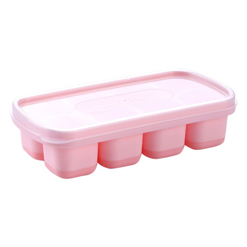 Picture of Summer home homemade silicone ice cube ice mold Ice Box mini simple soft bottom easy demoulding wholesale cross-border