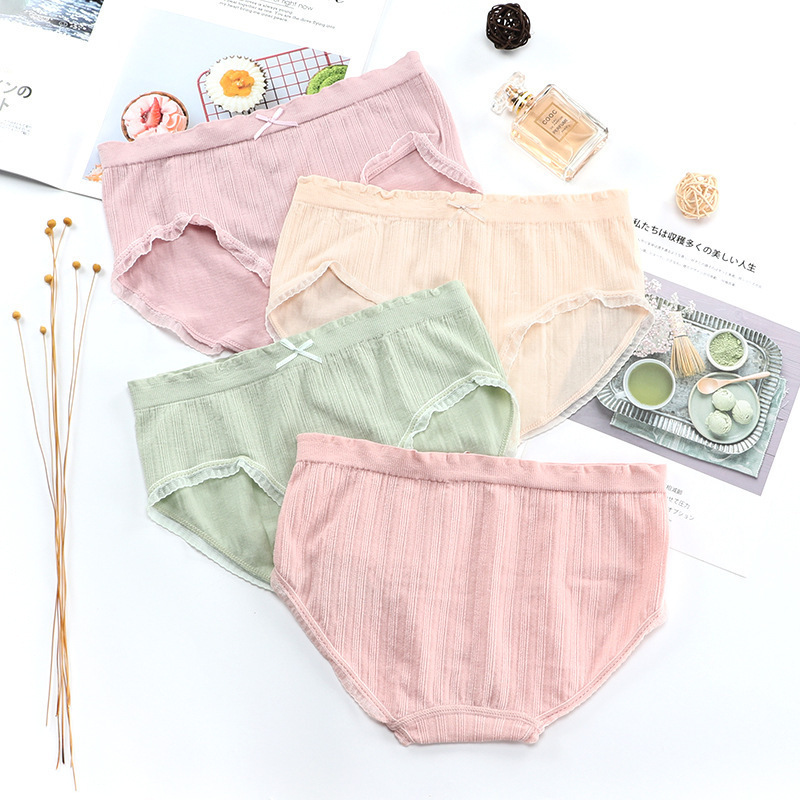 Picture of Banlangen 5.0 Moisturizing Underwear Women's Summer Graphene Breathable Women's Antibacterial Pants Mid-Waist Traceless Girl's Briefs