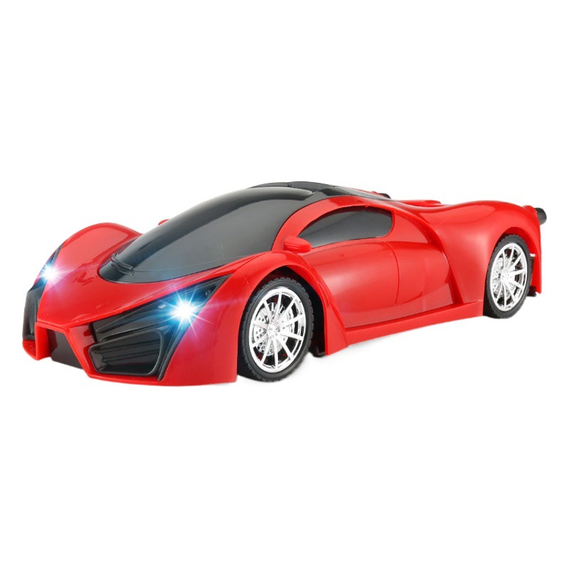 Remote control car simulation electric model high number drift children's toy charging with light four-way remote control car wholesale