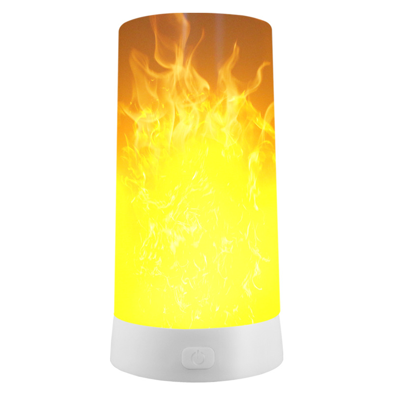 Picture of Cross-Border Christmas Portable Artificial Dynamic Candle Night Light USB Charging Led Luminous Flame Light Atmosphere