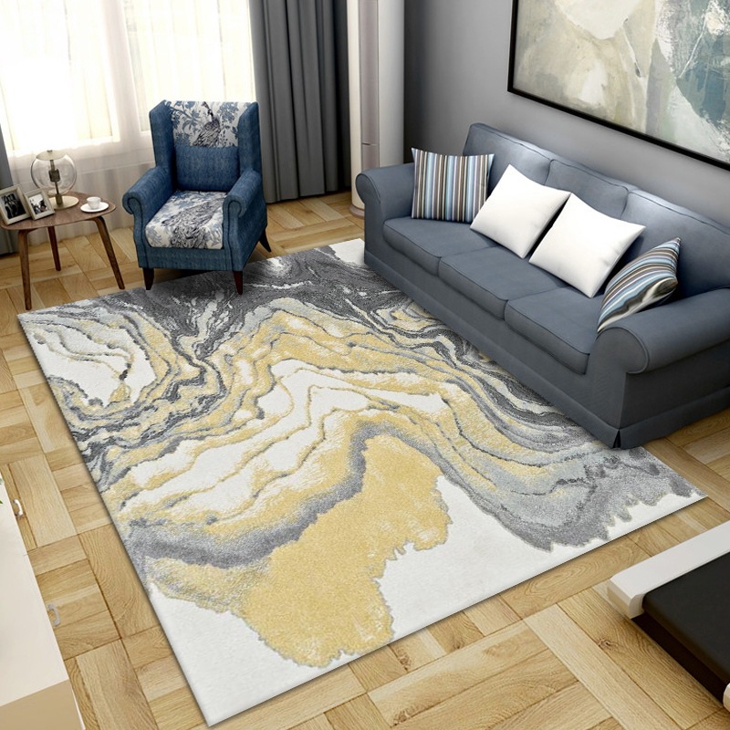 Picture of Home Carpet Simple Nordic ins Style Office Carpet Full Bed Floor Mat Bedroom Living Room Carpet Floor Mat