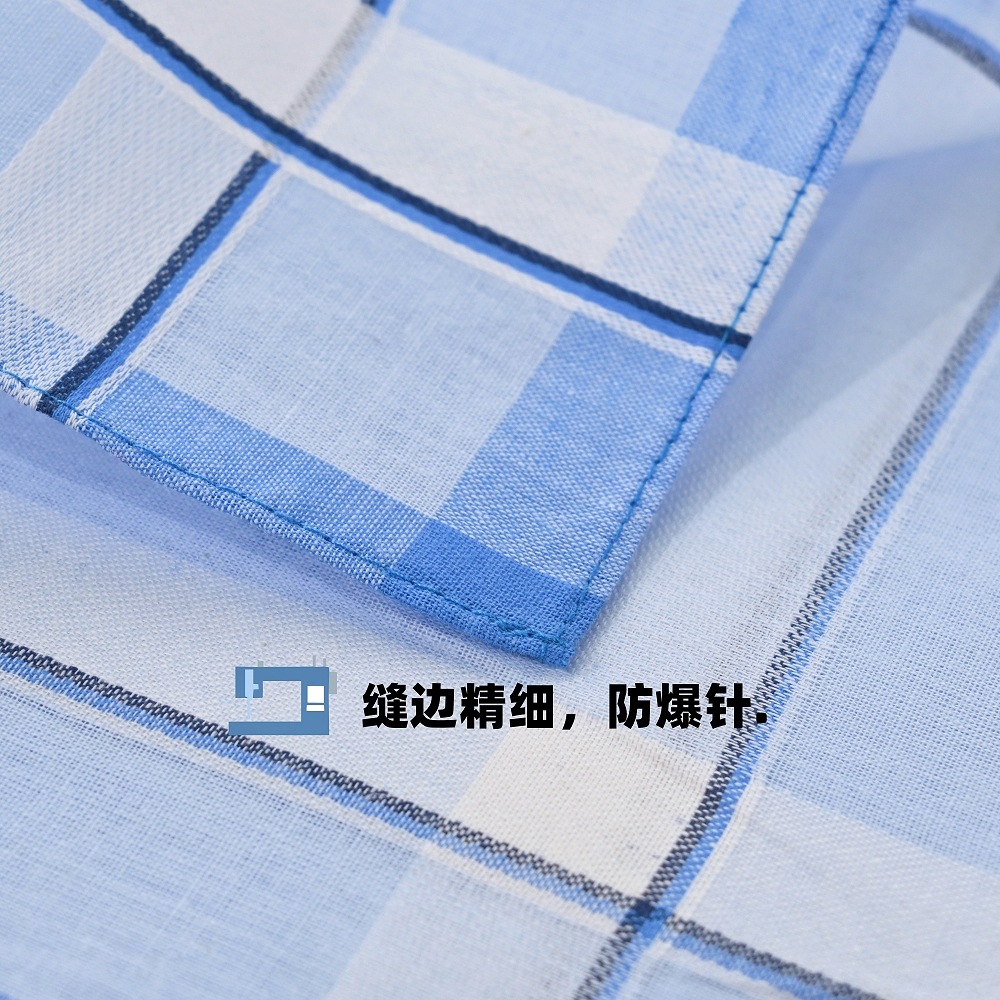 Picture of 40cm Satin Craft Vintage Cotton Handkerchief Nostalgic High Density Men's Handkerchief for Elders Cross-border Hot Sale