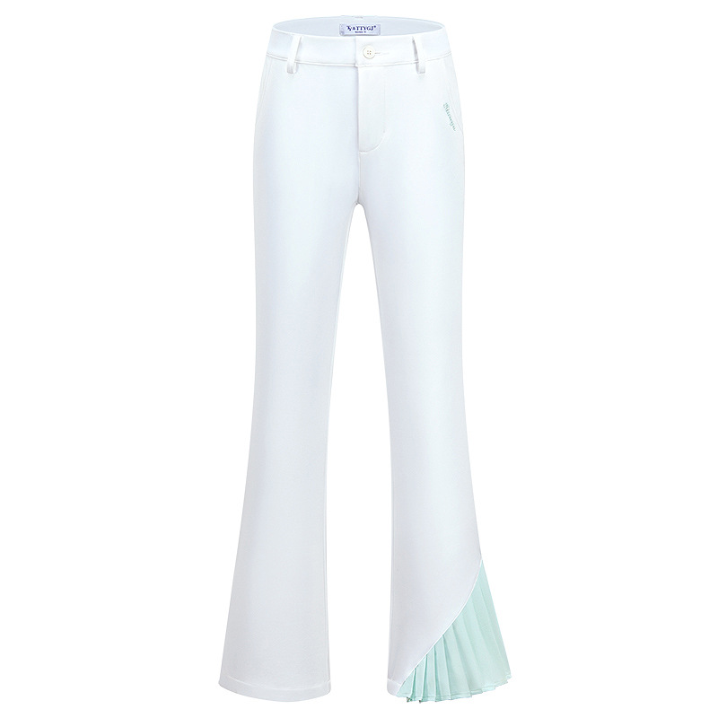 Picture of Golf Pants Women's Micro-pants Slim-fit Slimming Pants Stretch Elastic Waist Quick-drying Breathable Casual Long Pants
