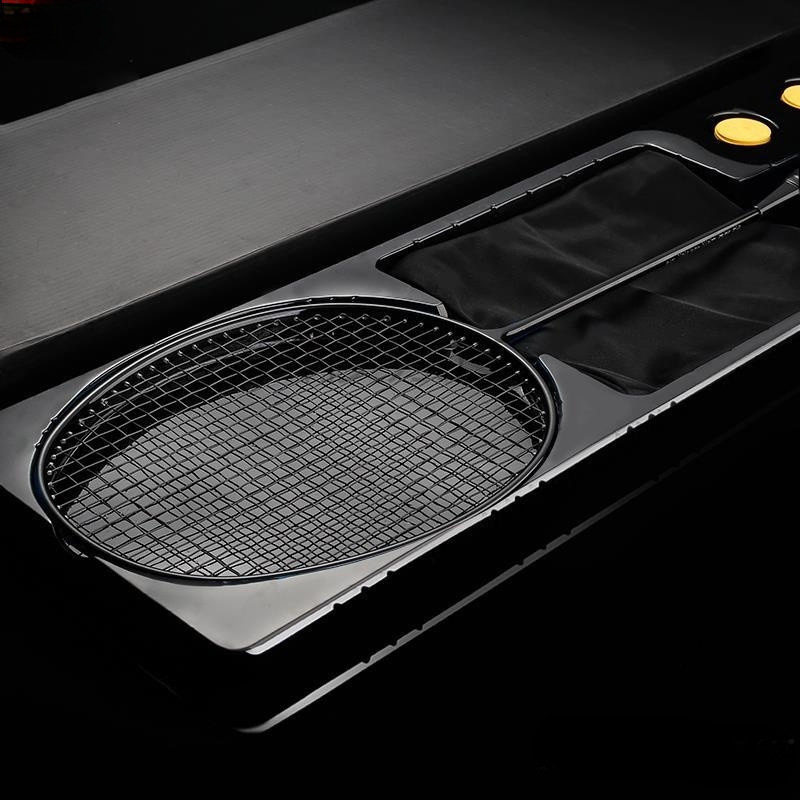 A fully carbon fiber durable small black racket training racket, lightweight, high-value badminton racket for single-play