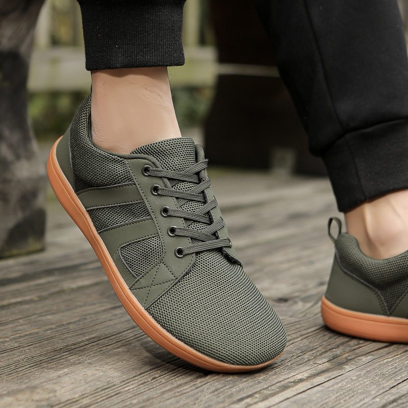 Picture of Foreign trade new wide head barefoot shoes simple casual sneaker men's and women's non-slip soft bottom wide last shoes factory outlet