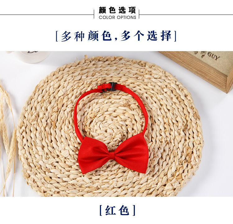 Picture of Children's Little Tie Boys' Bowknot Girls' Children's Baby Flower Girl Dress Jewelry British Black Red White