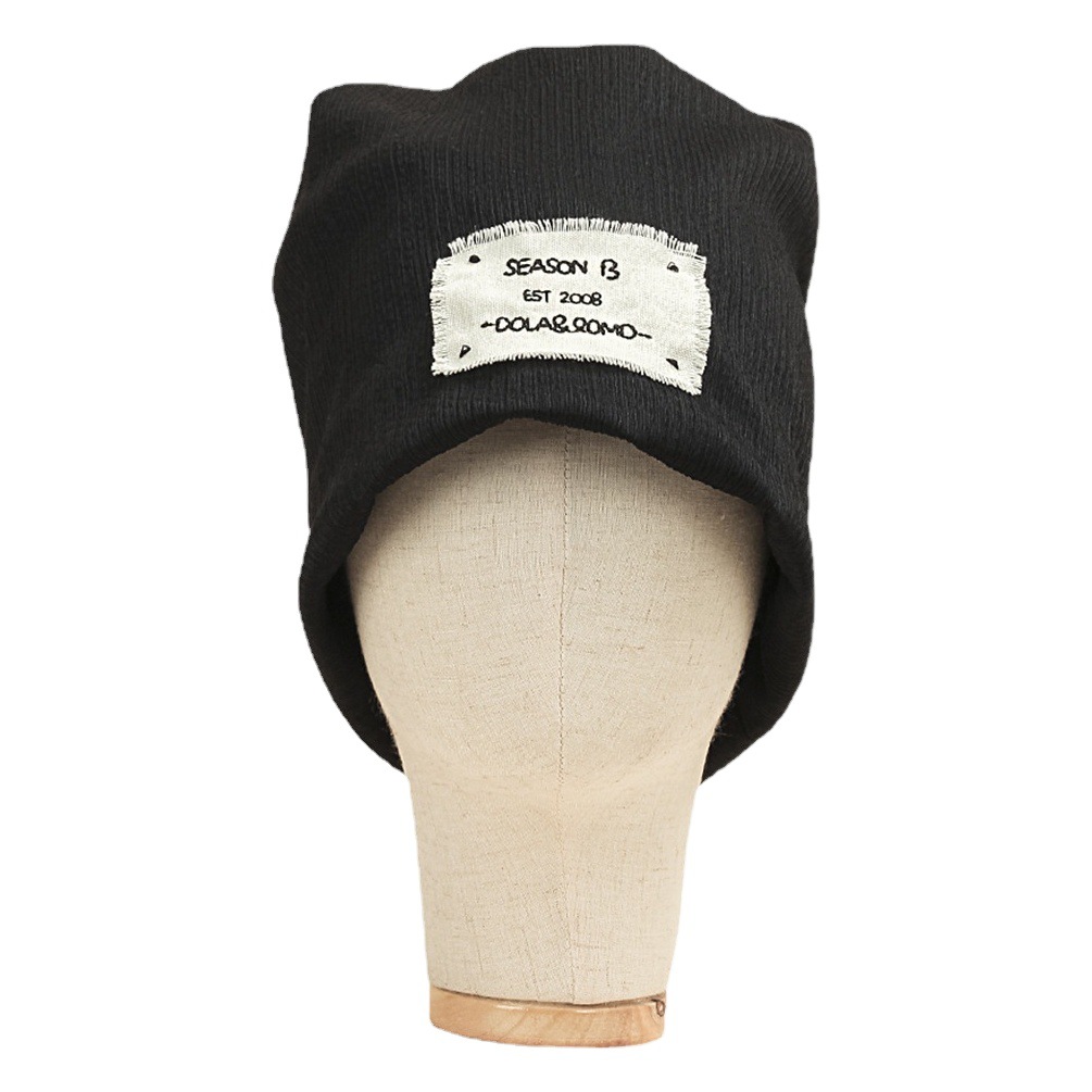 Korean Style Heap Hat Fashion Matching Cloth Letter Pullover Hat Couple Hat Women's Hat Trendy Hat Moon Hat for Men