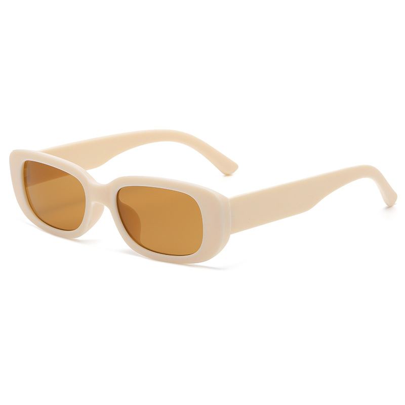 Picture of New Fashion Candy Color Cat's Eye Sunglasses European and American Fashion Street Shooting Joker Small Frame Plastic Tooth Sunglasses s23081