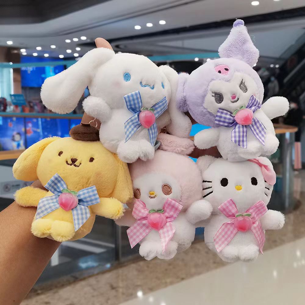 Picture of Cute pet Darling kulomi dog melody plush doll key chain pendant student female schoolbag key chain