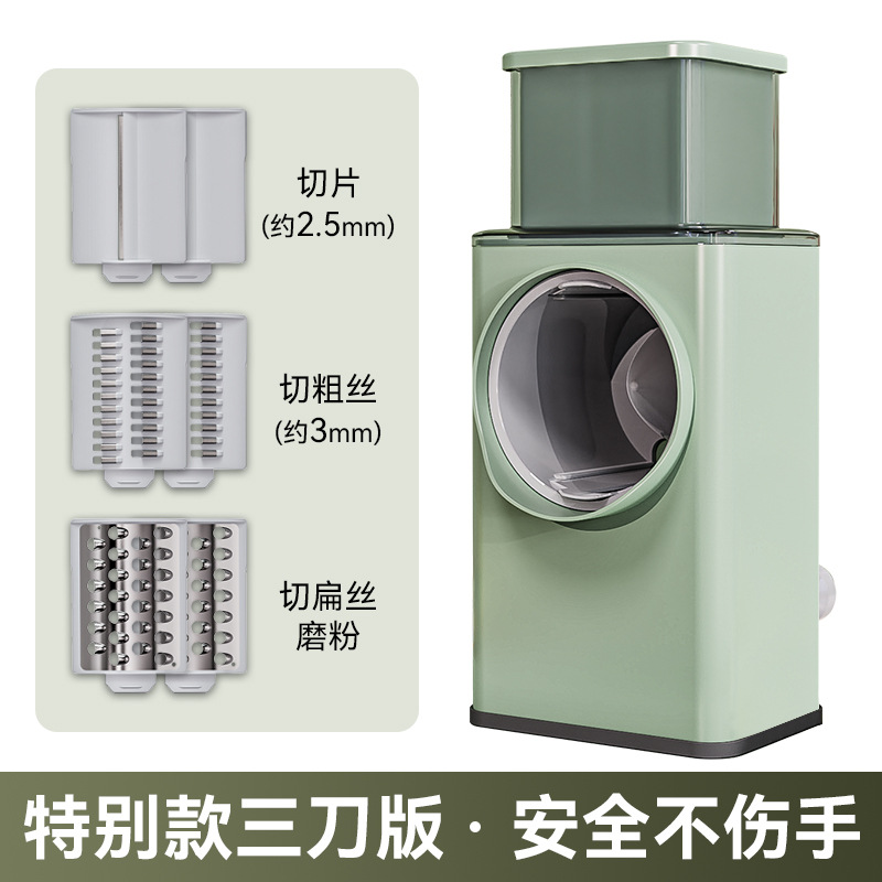 Picture of Storm Square Drum Vegetable Cutter Multifunctional Hand Cutter Potato Slicer Grater Vegetable Cutter