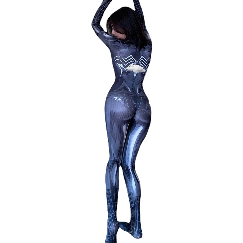 PXFS Fun Inside Clothes Anime Cartoon Spiderman Tight-fit Suit Open Gear Free Print Halloween