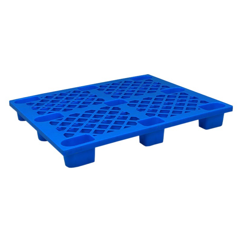 Thickened 1210 Grid Nine-Leg Plastic Pallet Warehouse Floor Plate Plastic Pallet for Logistics Turnover Forklift