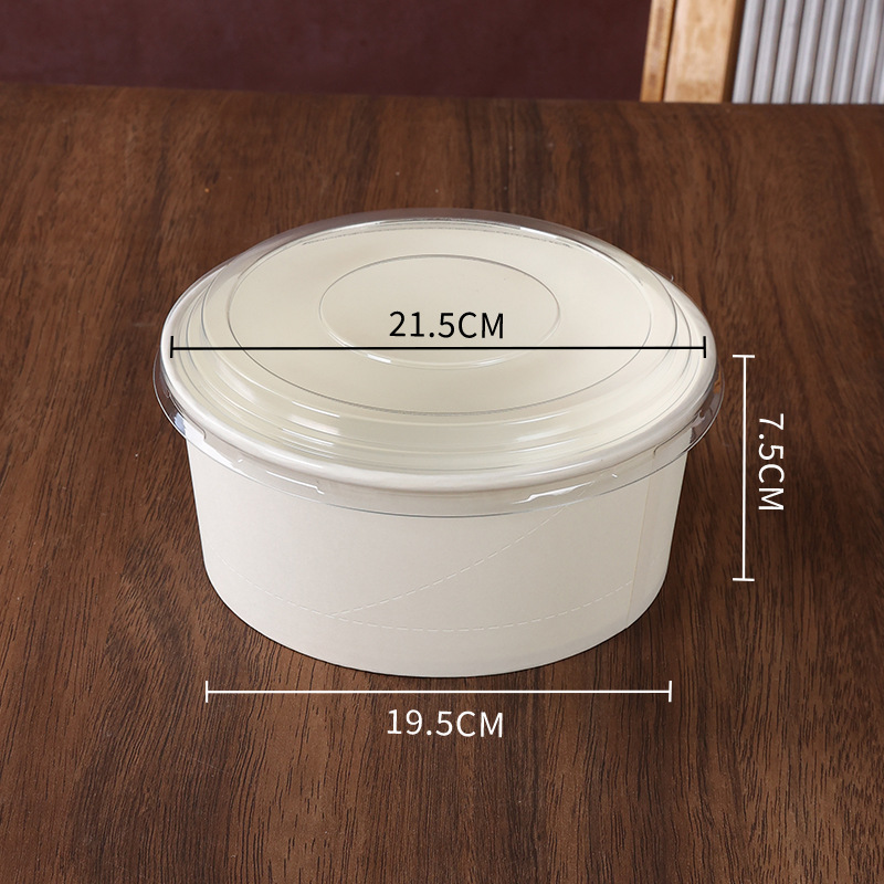 Picture of Qifeng cake mould disposable baking paper bowl 4/6/7/8/10 inch high temperature resistant non-demoulding cake embryo paper mould