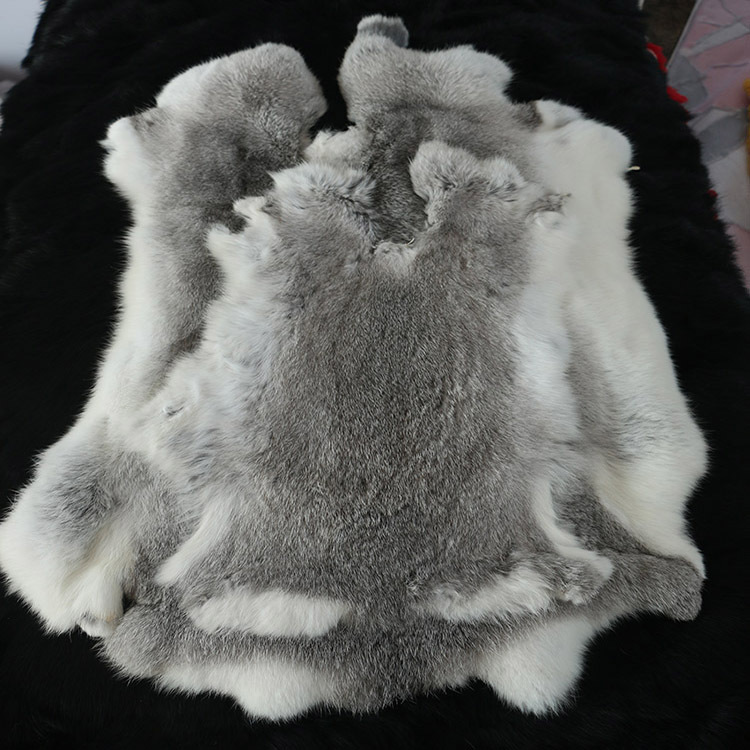 Picture of Extra Large Thick Old Rabbit Skin Rare Color Rabbit Skin Cushion Home Furnishings Decoration with Cooked Rabbit Skin Whole Piece