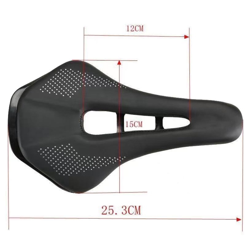 Cross-border Products Mountain Road Bike Cushion Hollow Breathable Comfortable Bicycle Saddle Silicone Seat Bag
