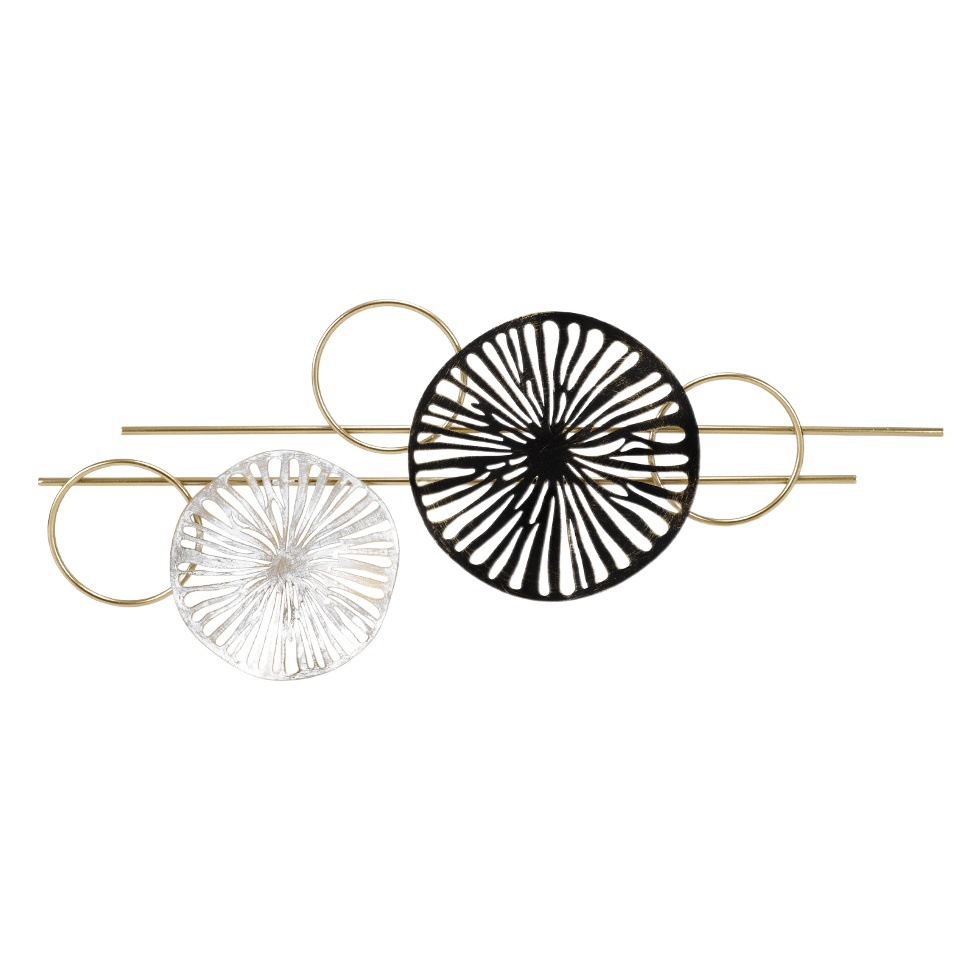 Cross-border modern minimalist iron antique Wall hanging Wall hanging hollow metal sun moon home Wall decoration pendant