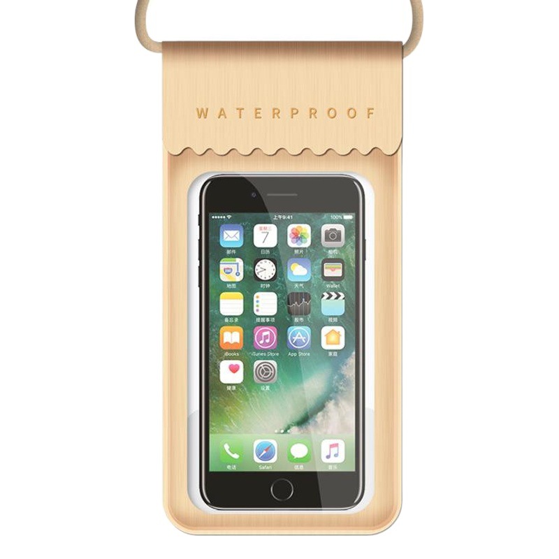 Factory wholesale outdoor waterproof mobile phone bag diving swimming drifting mobile phone waterproof bag transparent sealed mobile phone bag