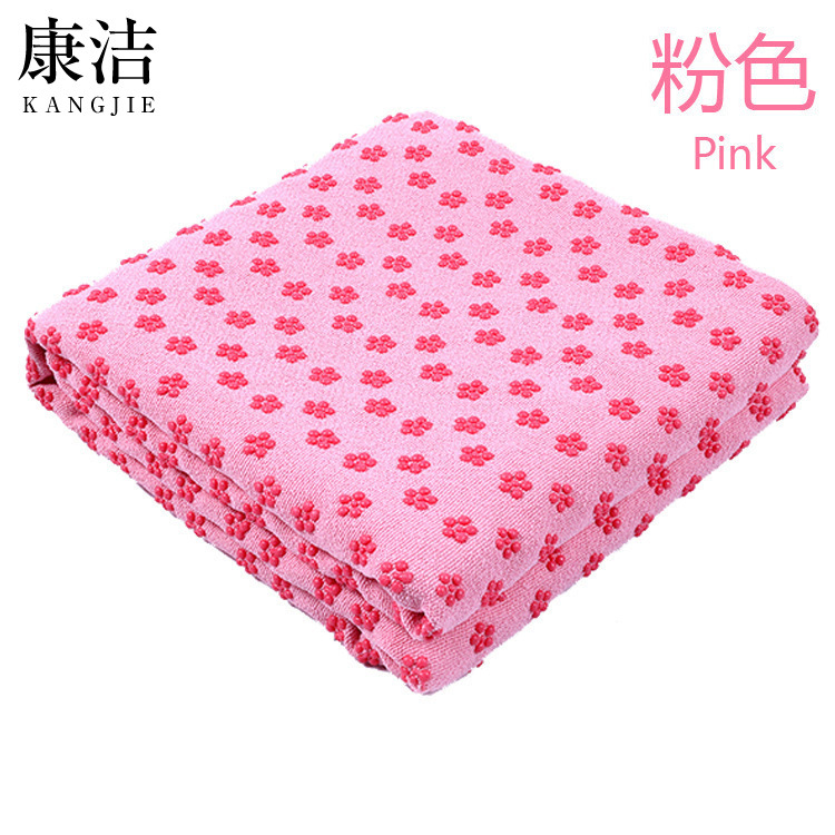 Picture of Supply microfiber yoga towel thickened non-slip plum blossom point yoga mat towel machine washable yoga towel
