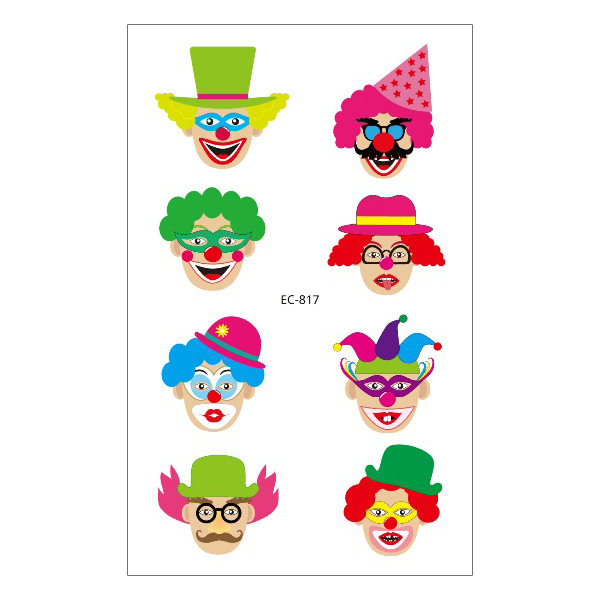 Picture of New Halloween Tattoo Sticker Funny Cartoon Fun Children Tattoo Sticker Disposable Tattoo Sticker Disposable