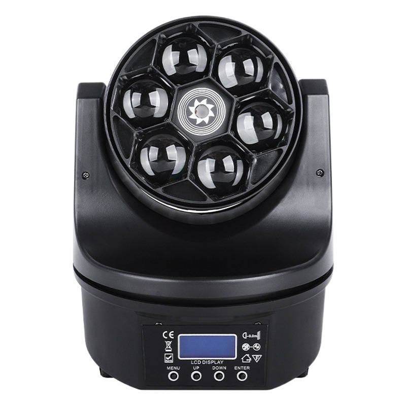 6 bee eye moving head light bar atmosphere lighting KTV color light spotlight laser light flash colorful disco light