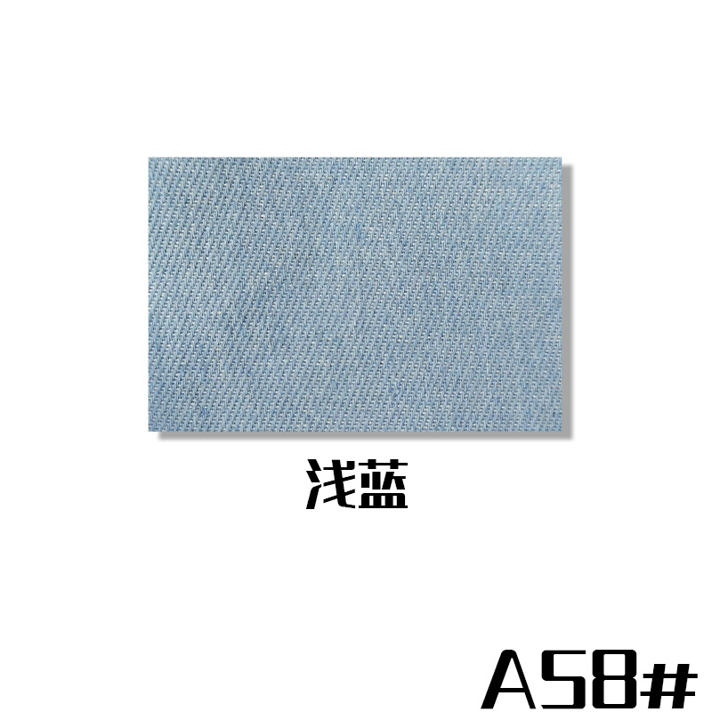 Picture of Spot 10 Ann denim fabric wholesale 10x 10 washed denim twill non-elastic cotton polyester denim fabric